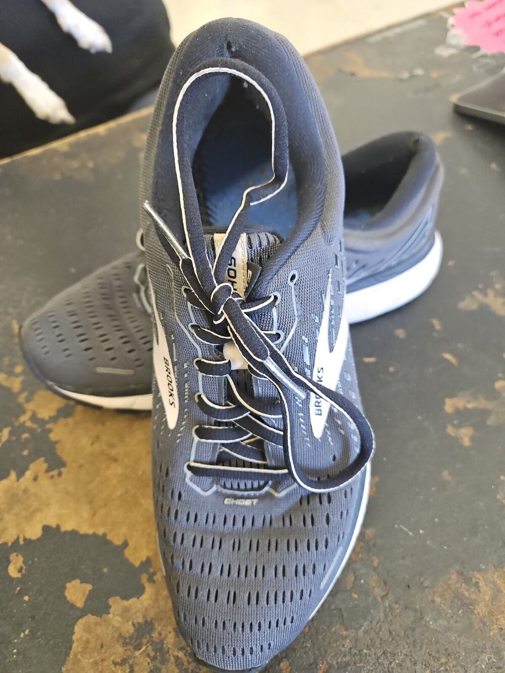 BROOKS Ghost 13 Running Shoes Sneakers 1203381B062 Black Womens Sz 9.5